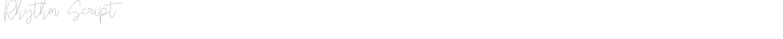 Rhythm Script font preview